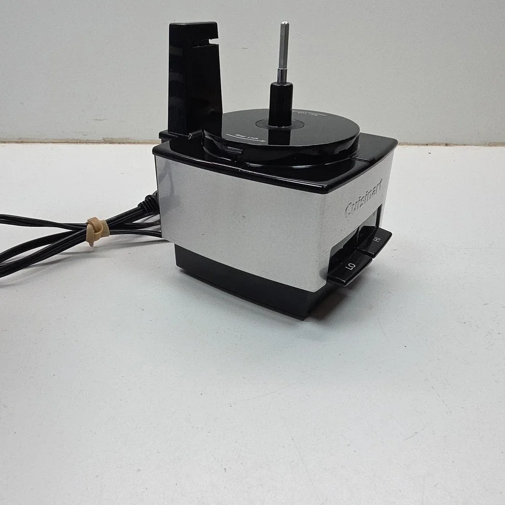 Cuisinart Mini-Prep Food Chopper Replacement Motor Base DLC-1SS‎ Silver Tested